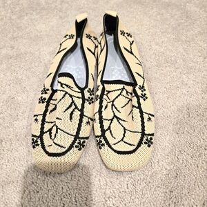 Black and Cream Women's Shoes